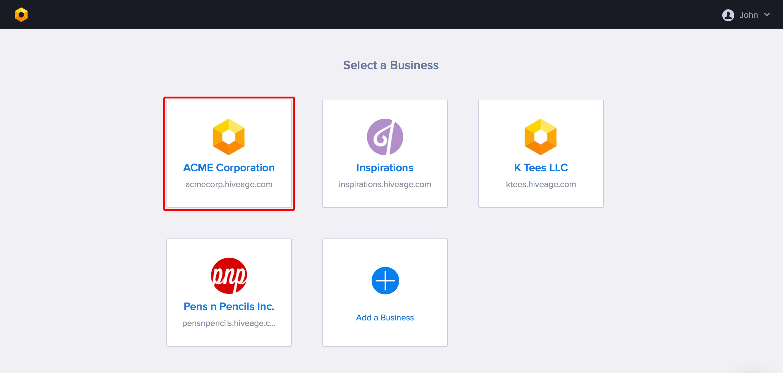 Organization name
