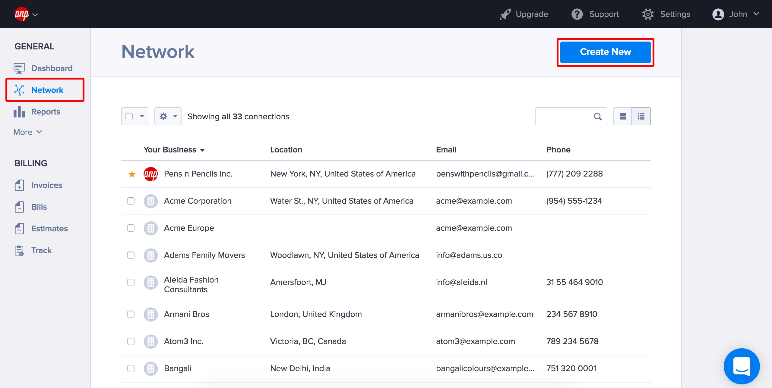 Adding clients and vendors to Hiveage