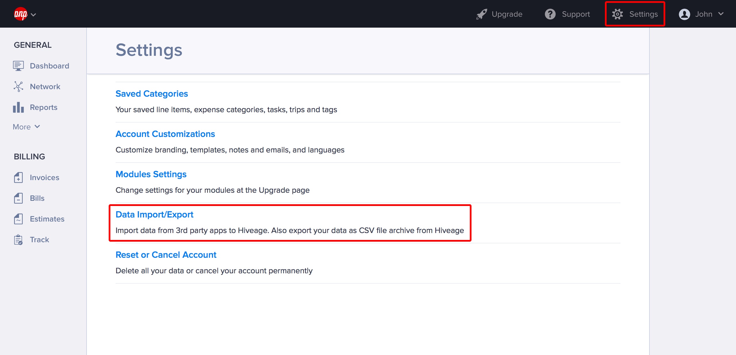 importing data from harvest step 2