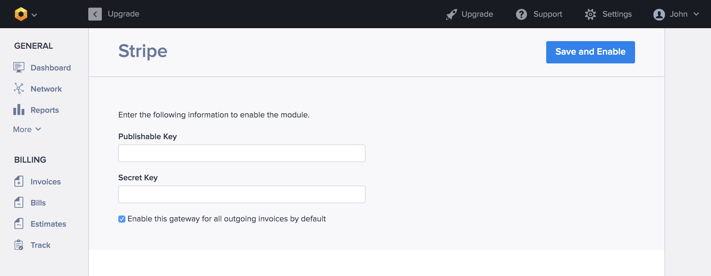 Stripe module in Hiveage